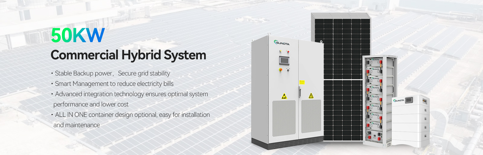 sistema solar híbrido de 50kw