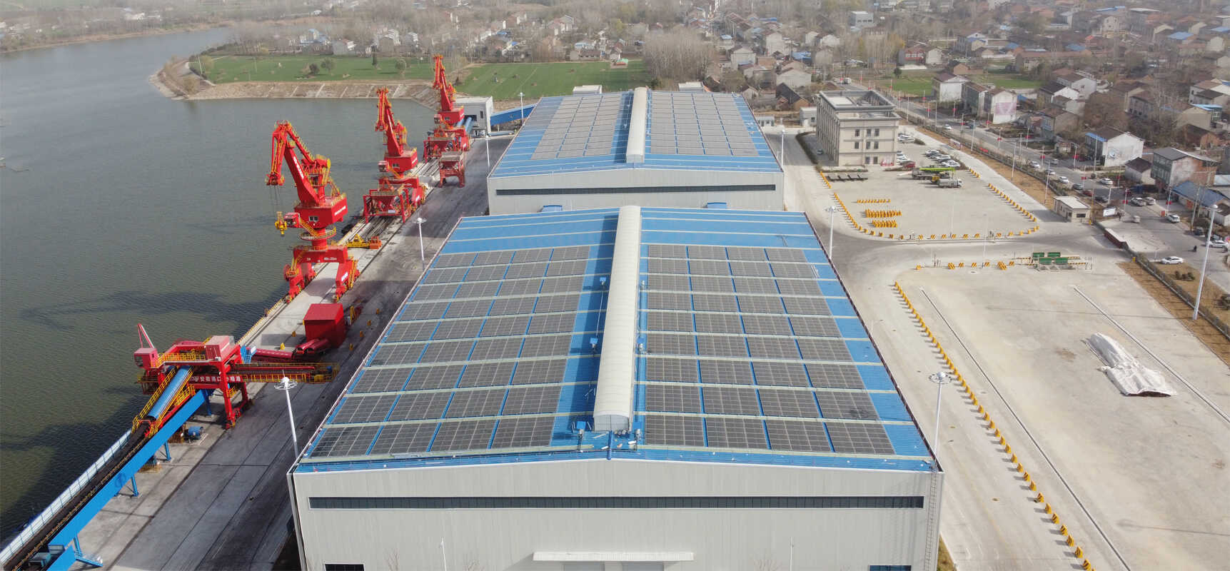 Sistema de energía solar industrial y comercial.