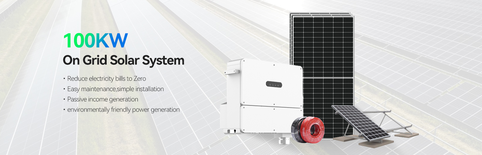 sistema solar de 100kw