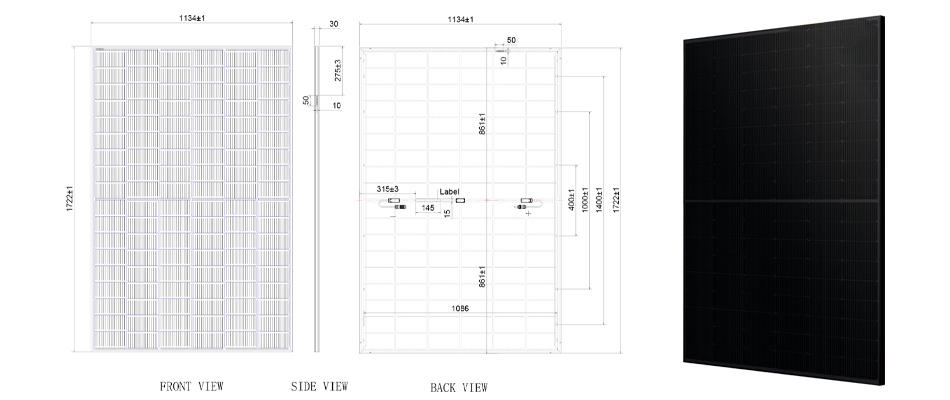 panel solar de 450w