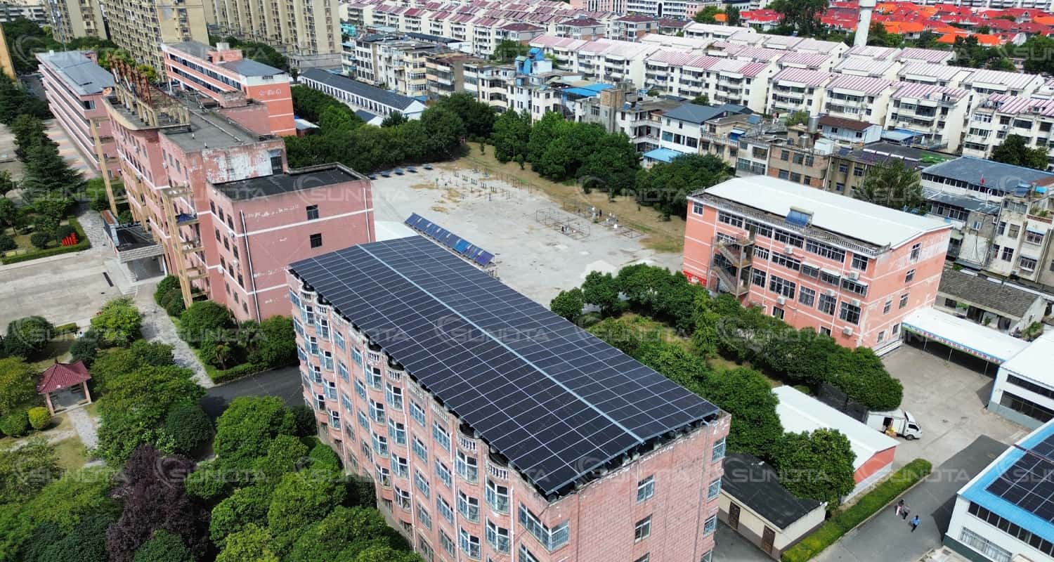 ¿Necesita una solución de energía para tejados más inteligente? ¡El proyecto fotovoltaico + almacenamiento de 551.25 kW de SUNDTA en Anhui está listo!