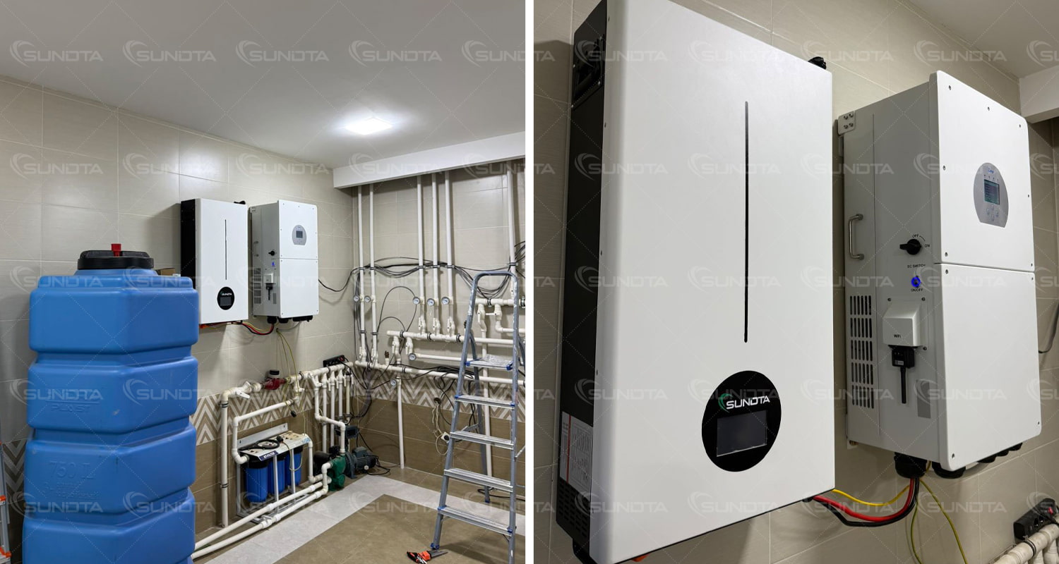 ¿Sin espacio? No hay problema: Cómo una batería SUNDTA de pared alimenta una casa uzbeka de 18 kW.